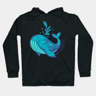 Oh Whale! (turquoise) Hoodie